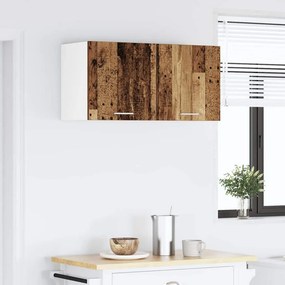 vidaXL Κρεμαστό ντουλάπι Παλαιωμένο ξύλο 80 x 31 x 40 cm