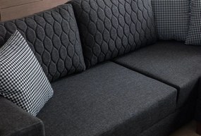 Corner Sofa-Bed Loft - Anthracite Anthracite
