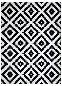 Χαλί SKETCH - F998 κρέμα / μαύρο - Τετράγωνα