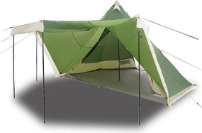 vidaXL Σκηνή Οικογενειακή Tipi 8 Ατόμων Αδιάβροχη Πράσινη