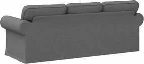 vidaXL Καναπές Σκούρο Γκρι