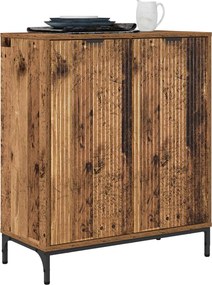 VidaXL Πλαϊνό γραφείο Παλιό ξύλο 69,5 x 33 x 82 εκ. Επεξεργασμένο Ξύλο