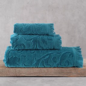 Πετσέτα Sienna Petrol Ρυθμός Hand 30x50cm 100% Cotton