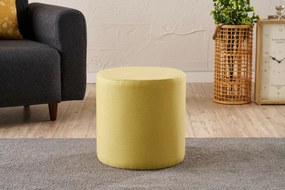 Πουφ Σκαμπό Κίτρινο BITEZ 40x40x40