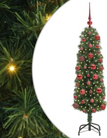 vidaXL Τεχνητό Χριστουγεννιάτικο Δέντρο με 150 LED Πράσινο 120 cm