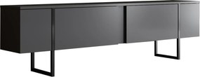 Έπιπλο Τηλεόρασης Ανθρακί / Μαύρο FLUOMU 180x30x50
