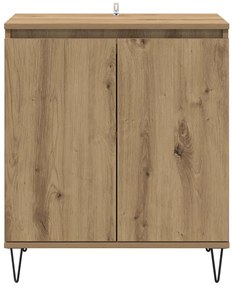 vidaXL Πλαϊνό γραφείο Artisan Oak 60 x 35 x 70 cm Επεξεργασμένο ξύλο