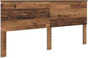 vidaXL Κεφαλάρι με κεφαλάρι Παλιό Ξύλο 200 cm Επεξεργασμένο ξύλο