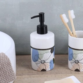 Dispenser Μπάνιου 320ml (Φ7.5x17.5) T-D Flowers 6277747
