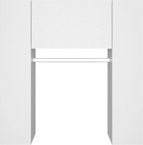 vidaXL Ντουλάπι Διαδρόμου Λευκό 97,5x37x99 εκ. Επεξεργ. Ξύλο