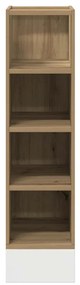 vidaXL Ντουλάπι Δαπέδου Riga Δρυς τεχνίτης 20x44,5x81,5εκ. Μοριοσανίδα