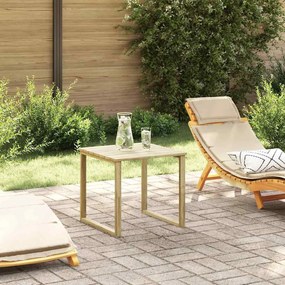 vidaXL Τραπέζι Ξαπλώστρας, διαστάσεις 50.5x50.5x46 εκ, κατασκευασμένο από εμποτισμένο πεύκο.
