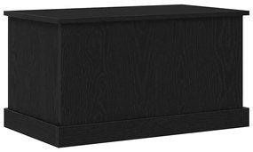 vidaXL Κουτί αποθήκευσης Μαύρη δρυς 70 x 40 x 28 εκ Επεξεργασμένο ξύλο