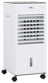 vidaXL Air Cooler Φορητό 3 σε 1 Ασπρόμαυρο 61 x 31 x 27 εκ. 65 W