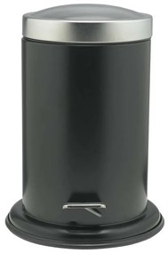 Κάδος Απορριμμάτων Acero 3L Black Sealskin Ανοξείδωτο Ατσάλι