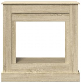 vidaXL Πλαίσιο Τζακιού Sonoma Δρυς 90x30x90 εκ. από Επεξ. Ξύλο
