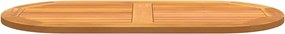 vidaXL Καπάκι τραπεζιού Φυσικό Λάδι 100 x 50 x 2 cm