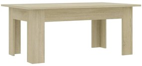 vidaXL Τραπεζάκι Σαλονιού Sonoma Δρυς 100x60x42 εκ. από Επεξ. Ξύλο