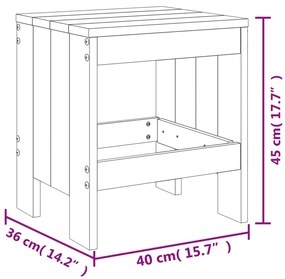 ΣΚΑΜΠΟ ΚΗΠΟΥ 2 ΤΕΜ. 40 X 36 X 45 ΕΚ. ΑΠΟ ΜΑΣΙΦ ΞΥΛΟ ΠΕΥΚΟΥ 825338