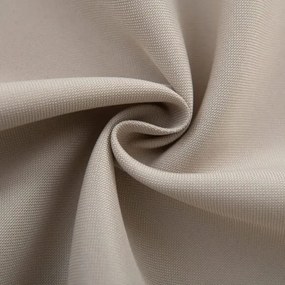 Beauty Home Κουρτίνα μεσαίας σκίασης με 8 μεταλλικούς κρίκους Effect Art 8443 140x270 Άμμου