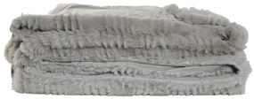 Κουβέρτα Home ESPRIT Ανοιχτό Γκρι 220 x 240 x 1 cm