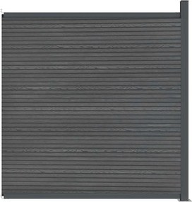 vidaXL Πάνελ Περίφραξης Γκρι 173 x 186 εκ. από WPC