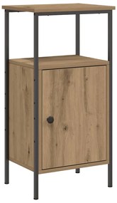 vidaXL Κομοδίνα 2 τεμάχια Artisan Oak 41x31x80 cm Κατασκευασμένο ξύλο