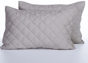 Μαξιλαροθήκες Olga (Σετ 2τμχ) Grey Nef-Nef Homeware 52 X 72 Microfiber-Polyester