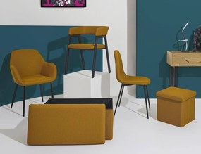ΚΑΡΈΚΛΕΣ &amp; ΠΟΛΥΘΡΌΝΕΣ CHAIR ATOM YELLOW M4 HD0473