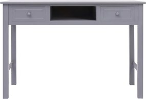 vidaXL Γραφείο Γκρι 110 x 45 x 76 εκ. Ξύλινο