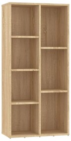 vidaXL Βιβλιοθήκη Χρώμα Sonoma Δρυς 50x25x106 εκ. από Επεξ. Ξύλο