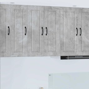 vidaXL Ντουλάπα Κουζίνας με ράφι Σκυρόδεμα Γκρι 30 x 31 x 80 εκ.