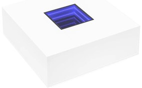 vidaXL Τραπεζάκι Σαλονιού Infinity LED Λευκό 100x100x40 εκ.