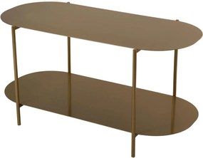 Τραπεζάκι Σαλονιού Χρυσό DOGO 100x51x45