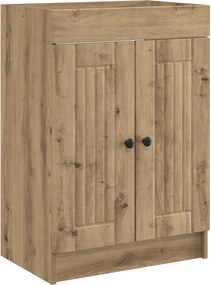 vidaXL Ντουλάπι κάτω από τον νιπτήρα Artisan Δρυς 78,5 x 37,5 x 81 εκ