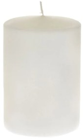 Iliadis Διακοσμητικό Κερί Παραφίνης Κύλινδρος Λευκό 12x22cm 16528