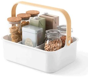 Βάση Οργάνωσης Bellwood 1019942-668 34,7x26,4x13,1cm White-Natural Umbra Wood,Plastic