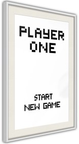 Αφίσα - Player One - 40x60 - Μαύρο - Χωρίς πασπαρτού