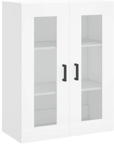 vidaXL Ντουλάπι Λευκό 69,5x34x180 εκ. από Επεξεργασμένο Ξύλο