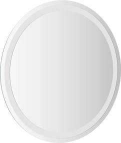 vidaXL Καθρέφτης Μπάνιου LED Στρογγυλός 60 εκ.