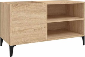 vidaXL Δισκοθήκη Sonoma Δρυς 84,5 x 38 x 48 εκ. από Επεξεργασμένο Ξύλο