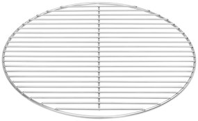 vidaXL BBQ Grill Grate Silver Ø43 εκ Ανοξείδωτο Χάλυβα