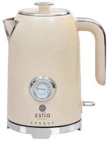 ESTIA ΒΡΑΣΤΗΡΑΣ RETRO EPOQUE ΑΝΟΞΕΙΔΩΤΟΣ 2200w 1.7lt ΚΡΕΜ