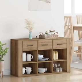 vidaXL Πλαϊνό γραφείο με συρτάρι Artisan Oak 100 x 30 x 59,5 εκ