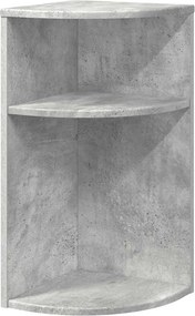 vidaXL End Table Σκυρόδεμα Γκρι 29,6 x 29,6 x 60 εκ Επεξεργασμένο ξύλο