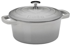 Γάστρα Στρογγυλή Μαντεμένια Calido 12607 26cm/4,6Lt Light Grey Kela Cast Iron