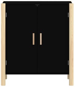 vidaXL Ντουλάπι Μαύρο 62 x 38 x 70 εκ. από Επεξεργασμένο Ξύλο