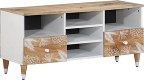ντουλάπι τηλεόρασης vidaXL 100x33,5x46 cm μασίφ ξύλο Mango
