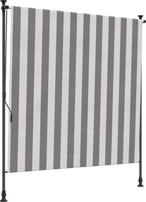 vidaXL Εξωτερικό ρολό Γκρι και Λευκό 200 x 270 cm