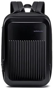 ARCTIC HUNTER τσάντα πλάτης B00487 θήκη laptop 15.6", λουκέτο TSA, μαύρη